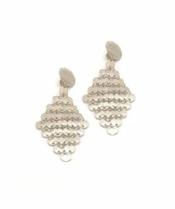 La Florentina Giora' Roman Empire Bronze With Swarovski Crystals Earrings