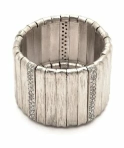 La Florentina Giora' Selena Bracelet Rhodium Finish