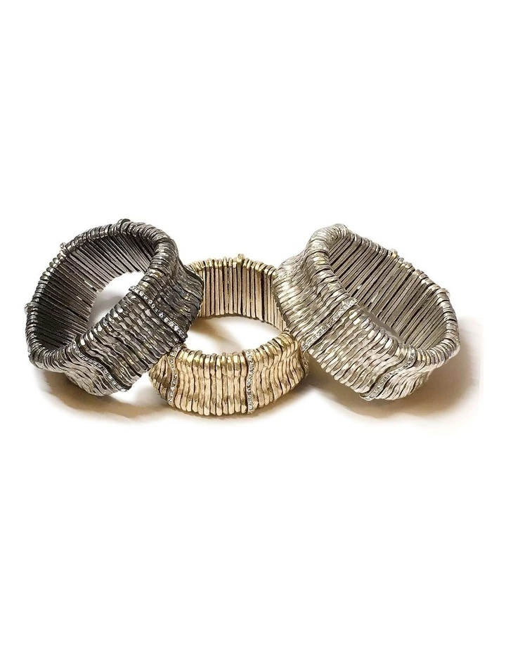 La Florentina Giora' Allegra Bracelet With Swarovski Crystals Ruthenium 3 La Florentina Giora' Allegra Bracelet With Swarovski Crystals Ruthenium - Image 3