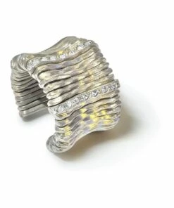 La Florentina Giora' Allegra Ring With Rhodium Finish