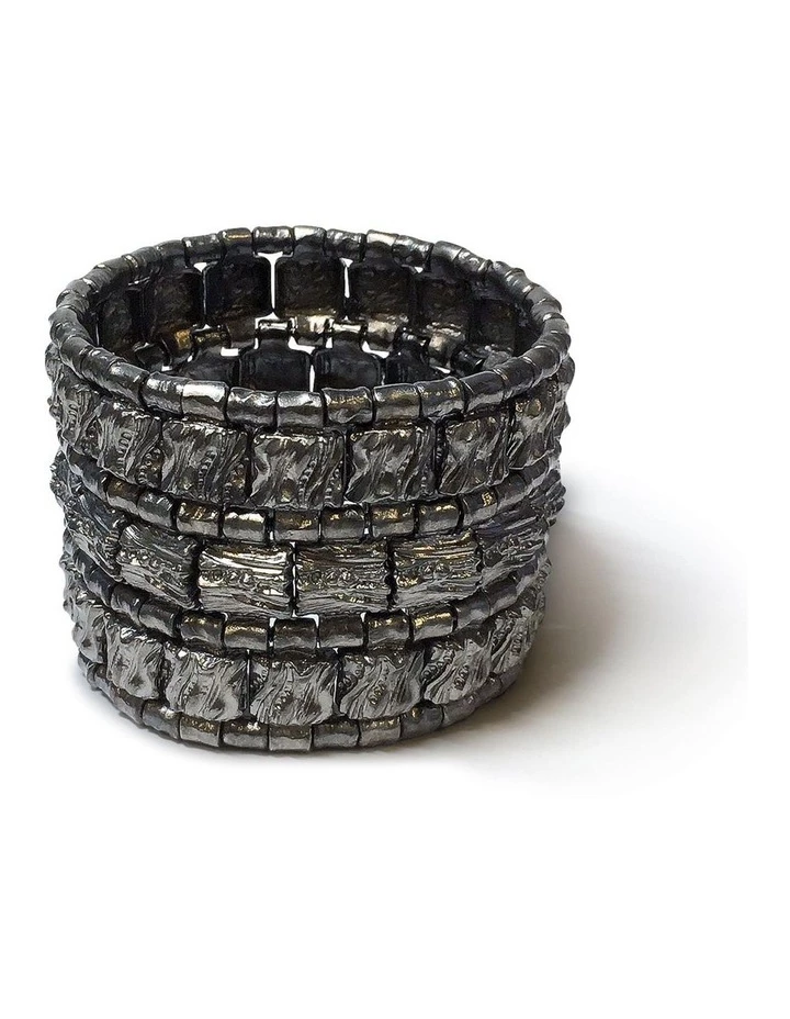 La Florentina Giora' Augusta Bracelet Ruthenium Finish 1 La Florentina Giora' Augusta Bracelet Ruthenium Finish