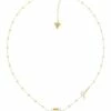 Guess Round Harmony Gold Tone Necklace