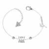 Guess Round Harmony Silver Tone Bracelet