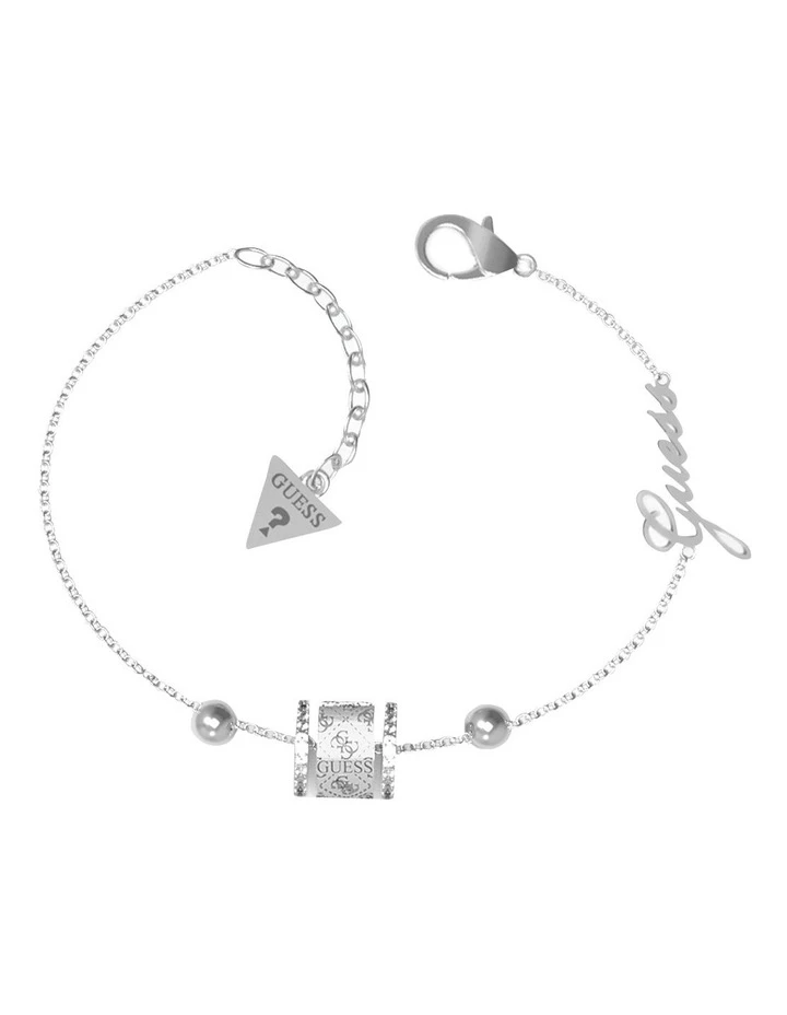 Guess Round Harmony Silver Tone Bracelet 1 Guess Round Harmony Silver Tone Bracelet