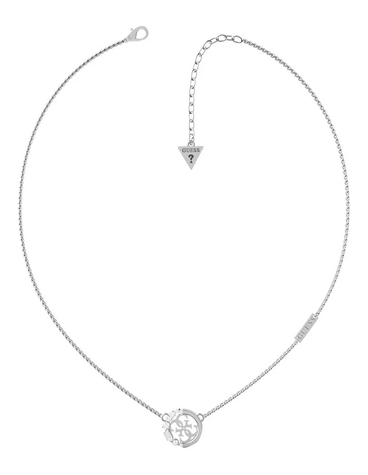 Guess That's Amore Silver Tone Necklace 1 Guess That's Amore Silver Tone Necklace