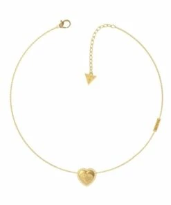 Guess That's Amore Gold Tone Necklace
