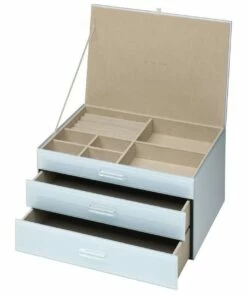 One Six Eight London Gabriella Duck Egg Blue XL Jewellery Box