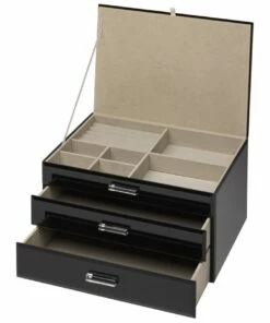 One Six Eight London Gabriella Black XL Jewellery Box