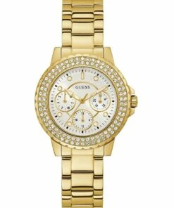 Guess Crown Gold Watch GW0410L2